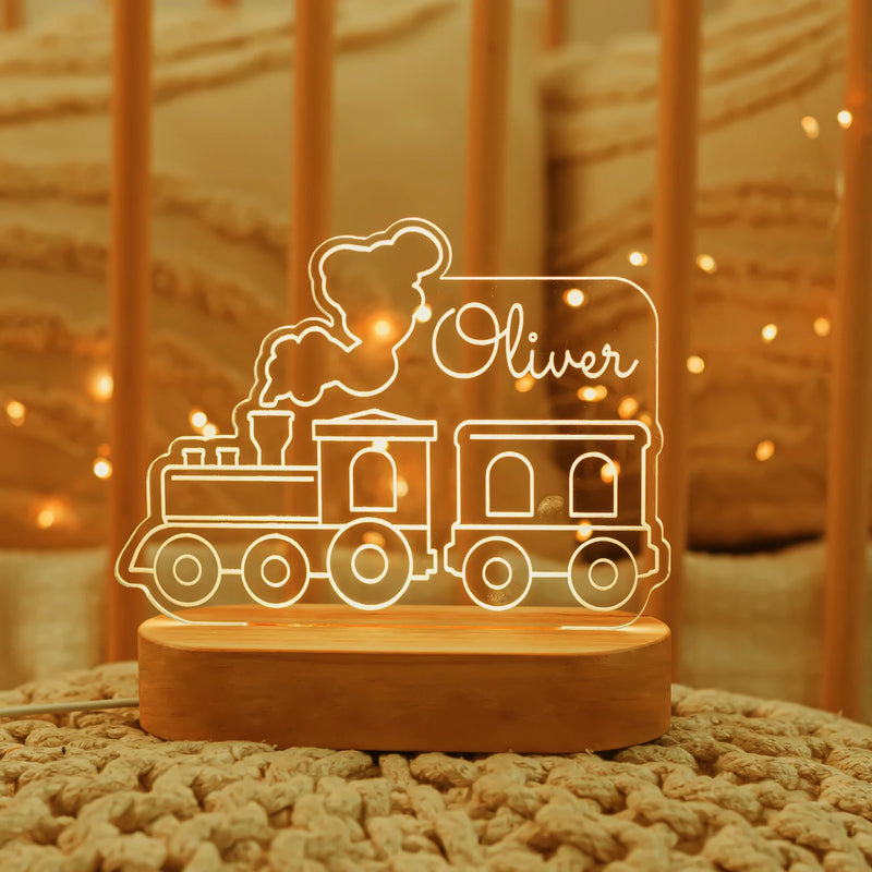 Custom Baby Kids USB Night Light - Personalized Name Lamp for Nursery & Home Decoration