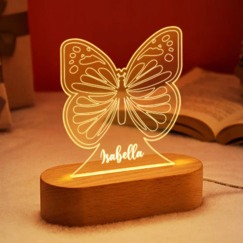 Custom Baby Kids USB Night Light - Personalized Name Lamp for Nursery & Home Decoration