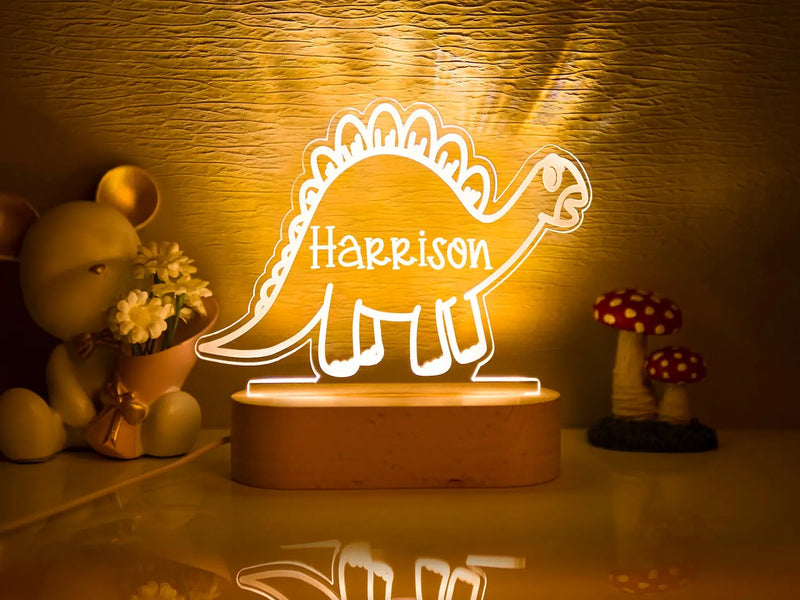 Custom Baby Kids USB Night Light - Personalized Name Lamp for Nursery & Home Decoration