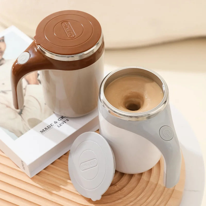 Automatic Self-Stirring Mug - Magnetic Stirring Coffee Cup