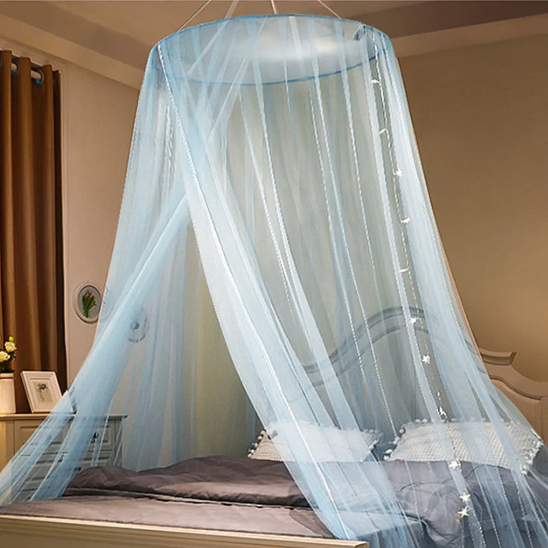 Mosquito Net Window for Double Bed Fabric Folding Tent Bed Curtain Extendable Anti Mosquito Tent