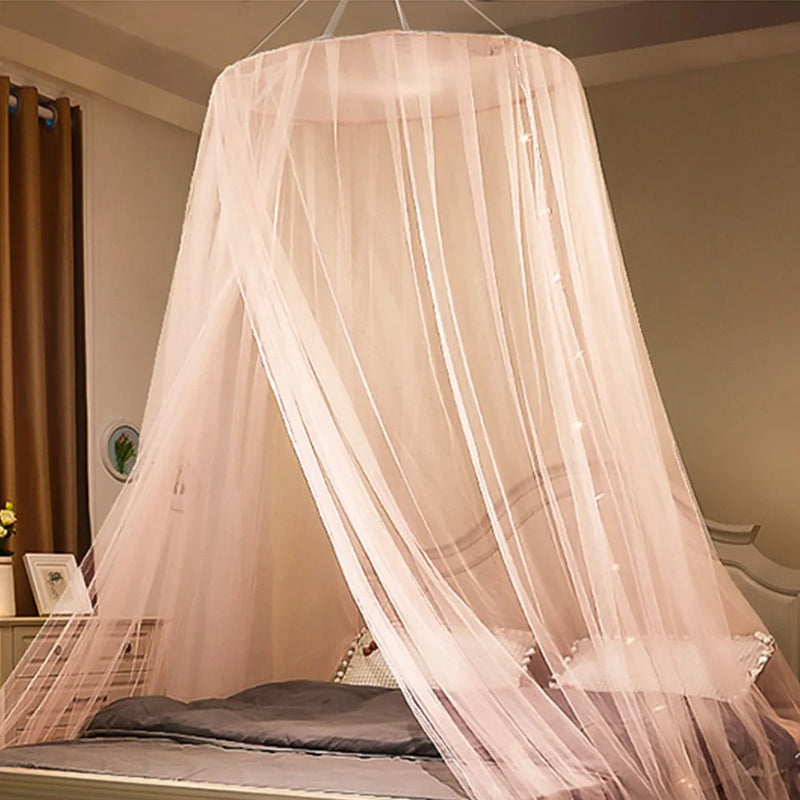 Mosquito Net Window for Double Bed Fabric Folding Tent Bed Curtain Extendable Anti Mosquito Tent