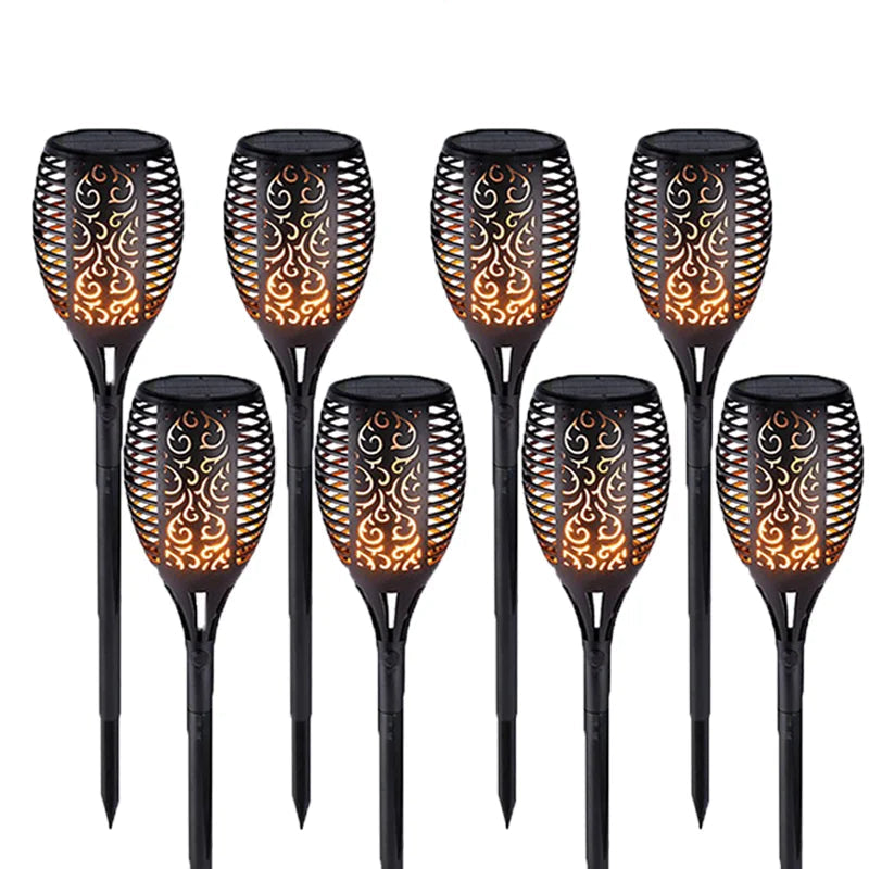 33/96 LED Outdoor Solar Flame Lamp Torch Light – Flicker Lights for Terrace & Garden Decor