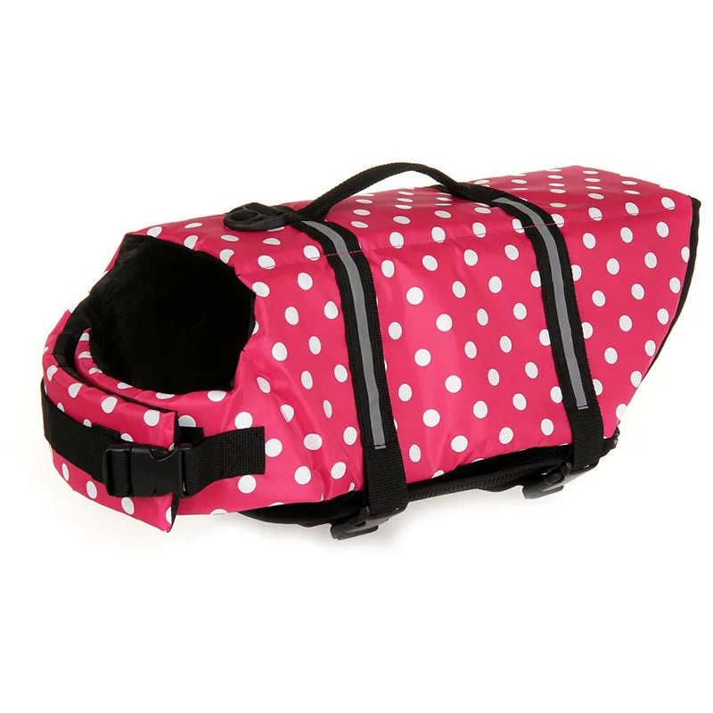 Summer Life Vest Jacket for Dogs - Reflective Pet Swimwear for Safety