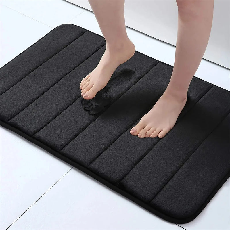 Olanly Silicone Bath Mat Non-Slip Shower Bathroom Mat