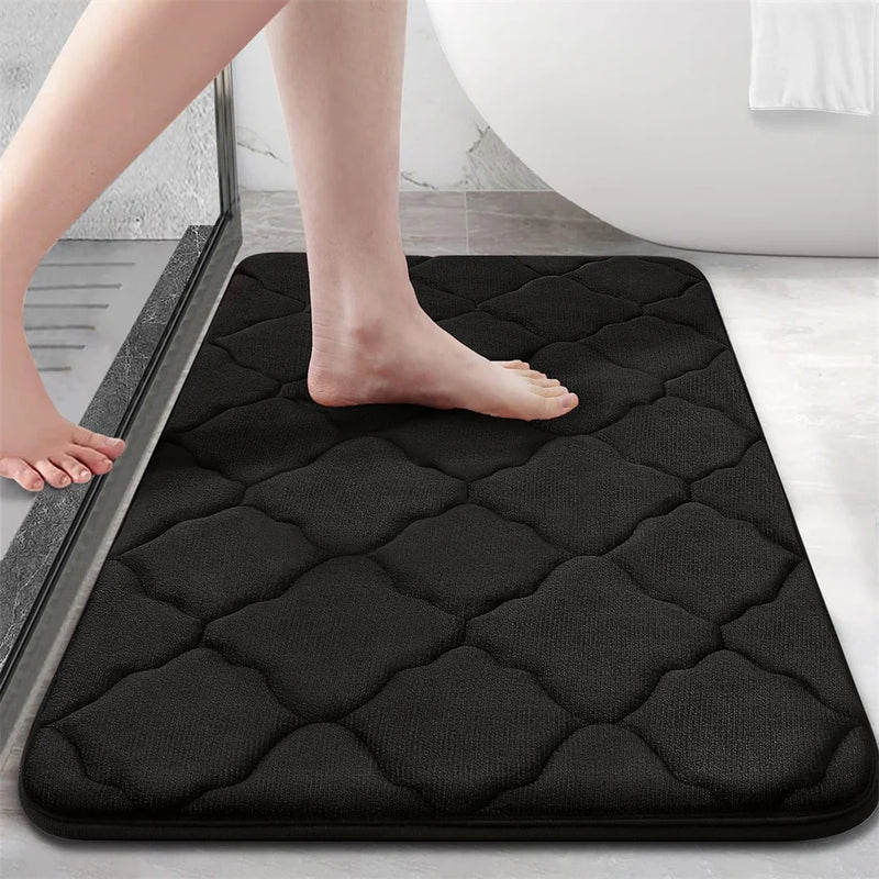 Olanly Silicone Bath Mat Non-Slip Shower Bathroom Mat