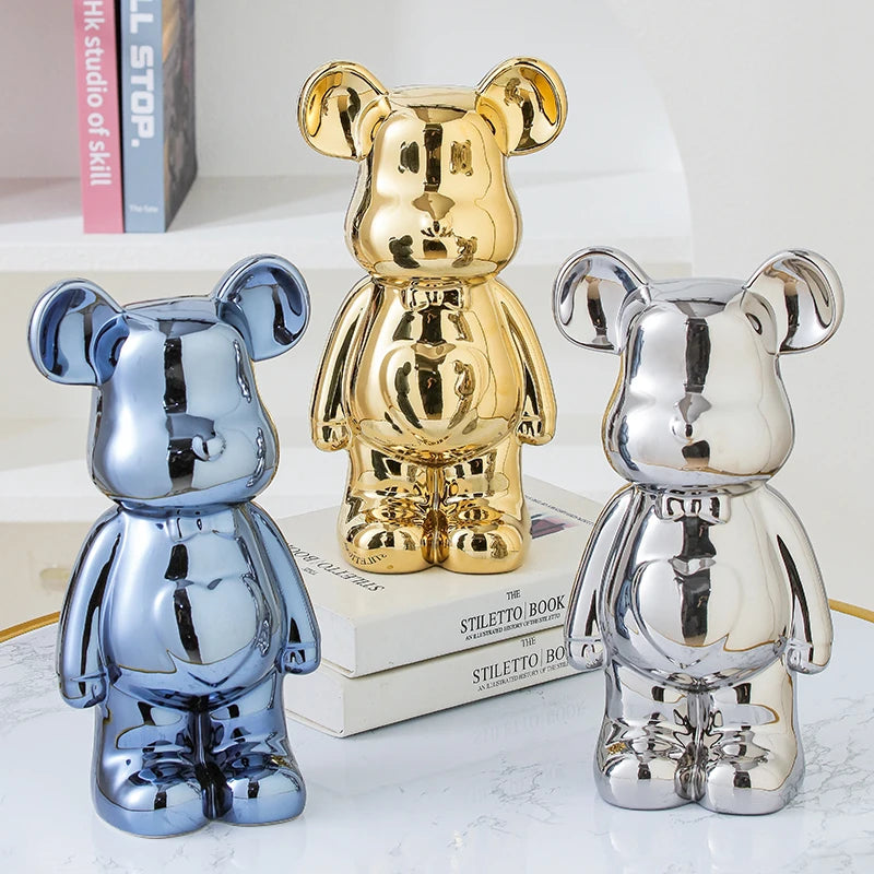 Ceramic Bear Figurines – Luxury Home Decoration