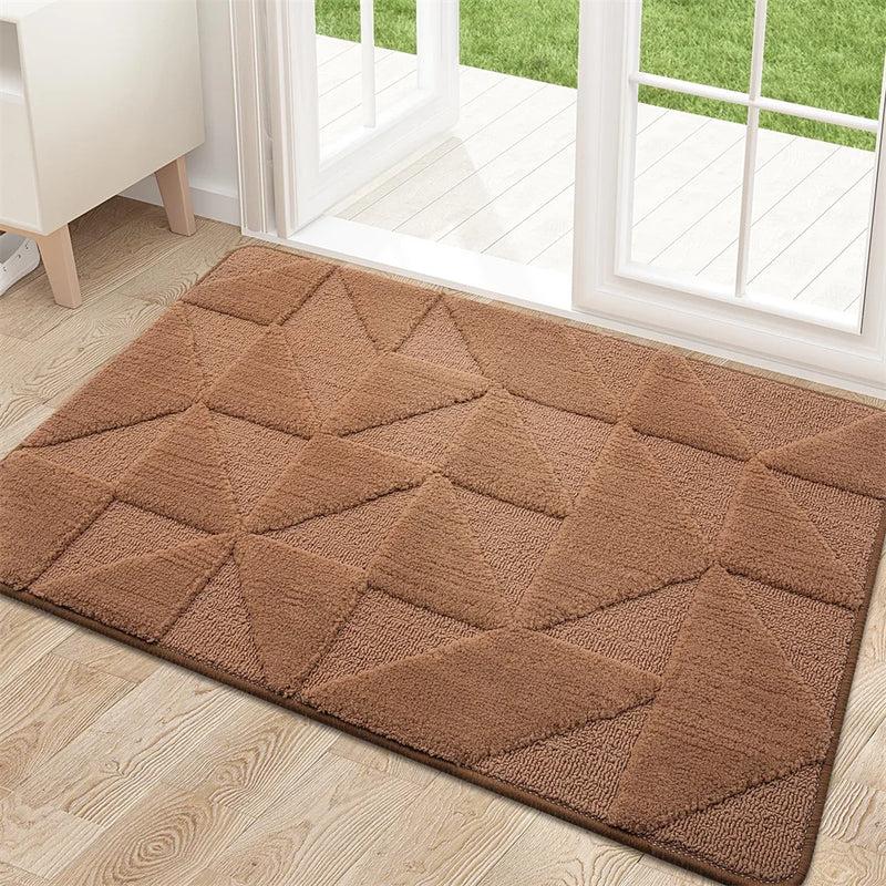 Olanly Absorbent Entrance Door Mat for Front Door