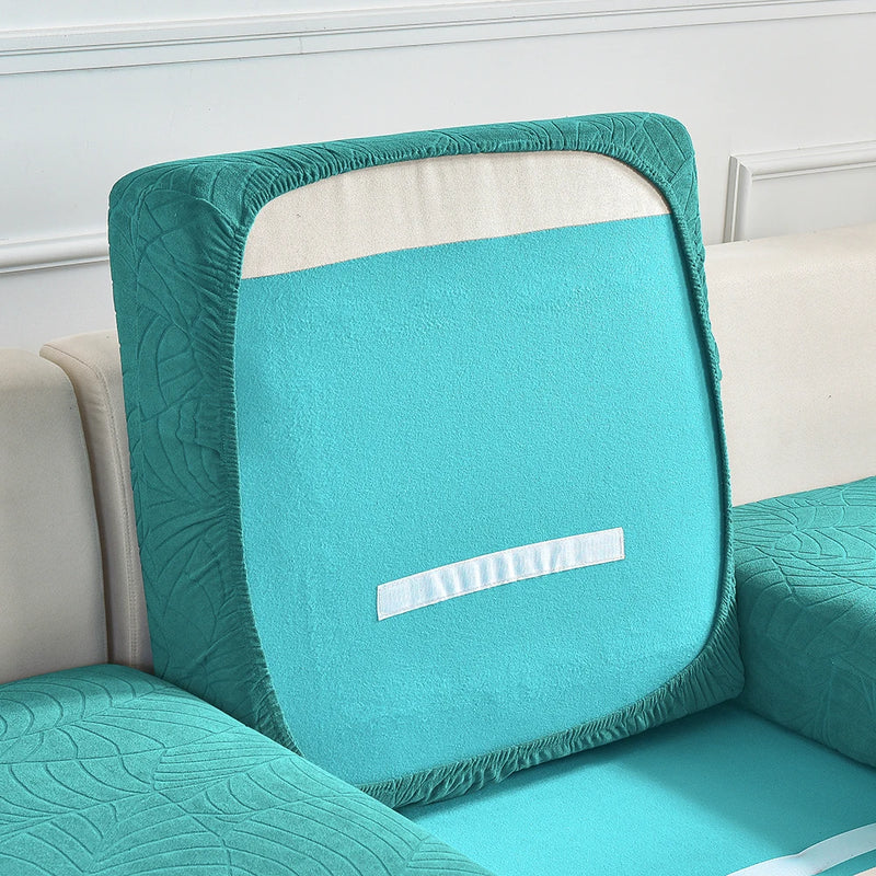 Waterproof Sofa Seat Cushion Cover - Adjustable and Removable Furniture Protector