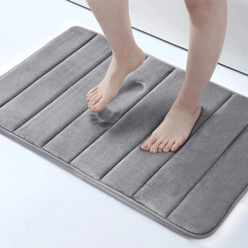 Olanly Silicone Bath Mat Non-Slip Shower Bathroom Mat