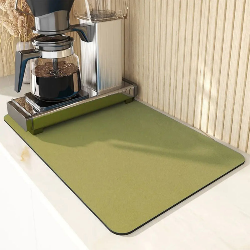 Home Kitchen Soft Diatomite Absorbent Quick-Drying Draining Mat - Multi-Purpose Table Mat