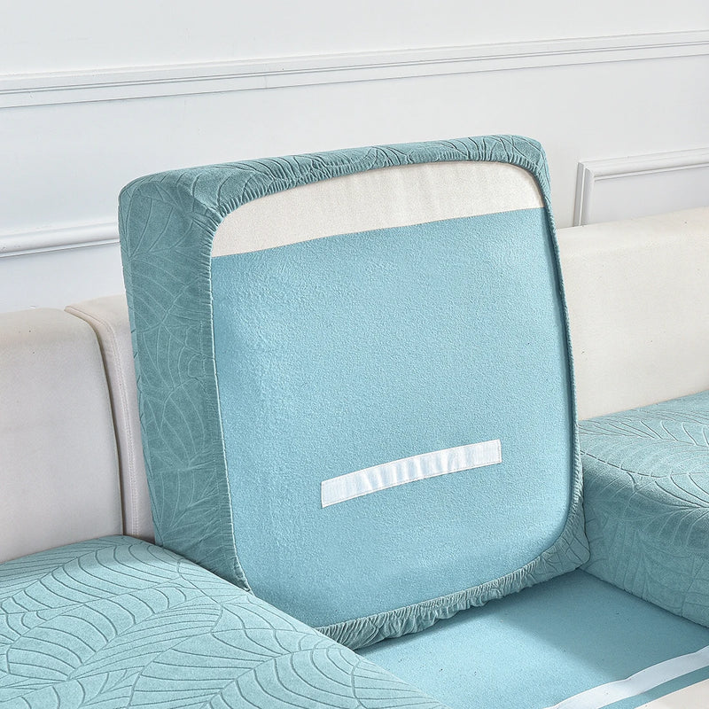 Waterproof Sofa Seat Cushion Cover - Adjustable and Removable Furniture Protector