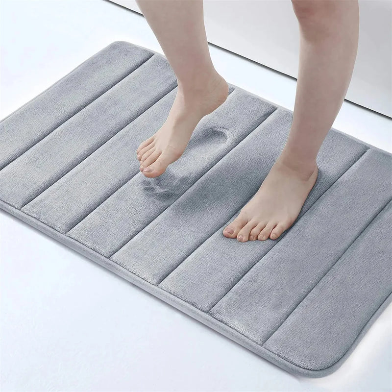 Olanly Silicone Bath Mat Non-Slip Shower Bathroom Mat