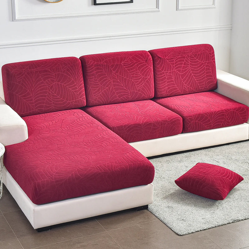 Waterproof Sofa Seat Cushion Cover - Adjustable and Removable Furniture Protector