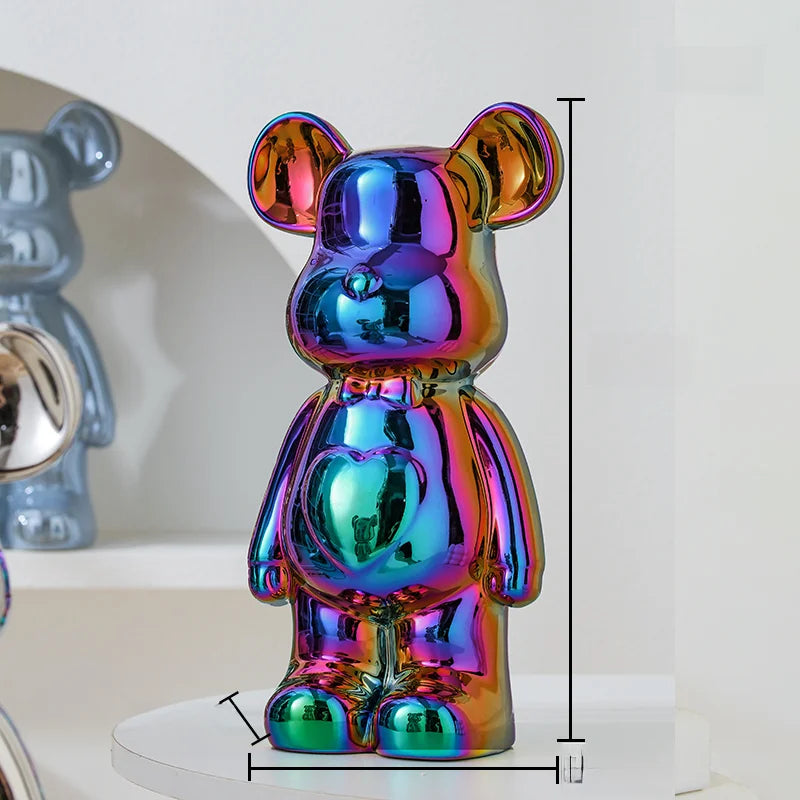 Ceramic Bear Figurines – Luxury Home Decoration