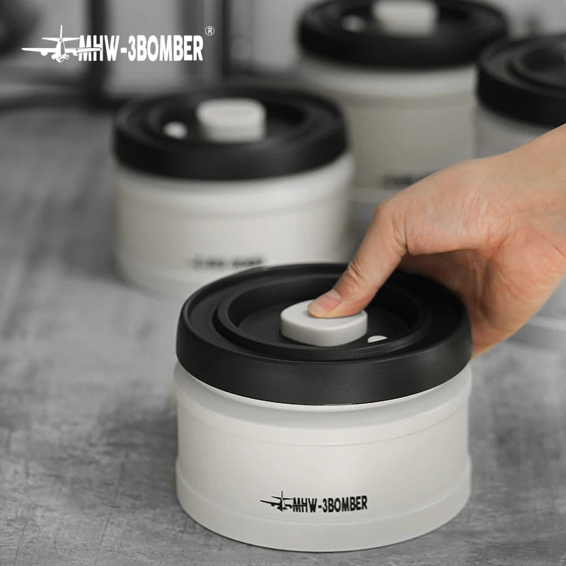 MHW-3BOMBER: Coffee & Food Vacuum Storage Canister – Airtight Portable Kitchen & Camping Tool