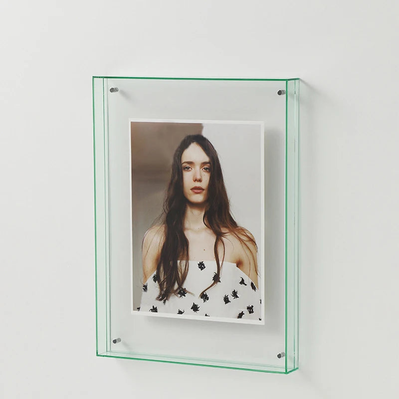 Ins Style Acrylic Photo Frame – Modern Colorful Transparent Design