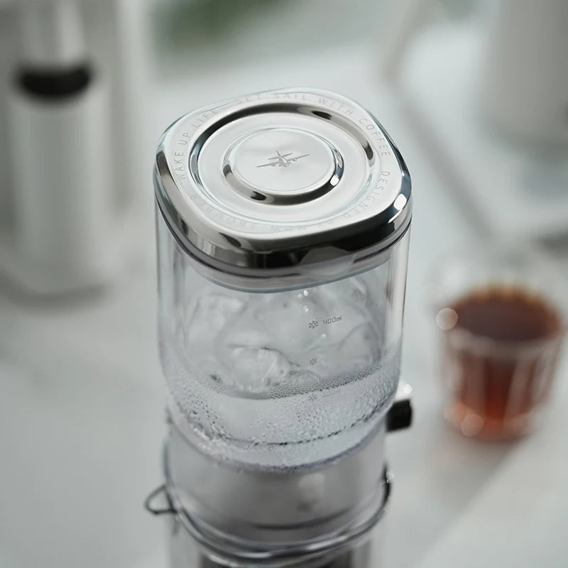 MHW-3BOMBER: Cold Brew Coffee Maker – Adjustable Water Flow Dripper for Iced Coffee & Tea