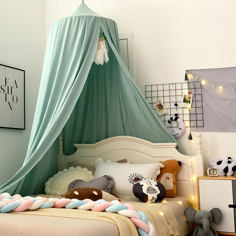 Mosquito Net Baby Crib Curtain Hanging Tent Bed Decor Girl Princess Hanging Bed Canopy Living Corner