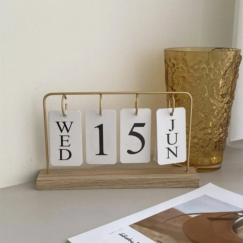 Creative Mini DIY Desktop Calendar – Stylish Office and Home Decoration