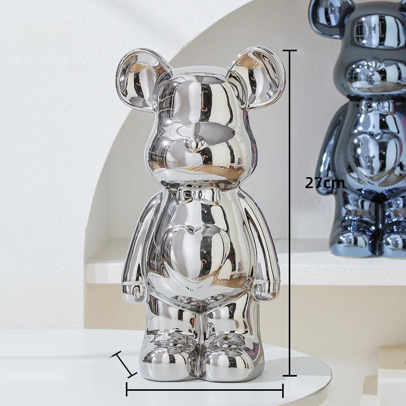 Ceramic Bear Figurines – Luxury Home Decoration