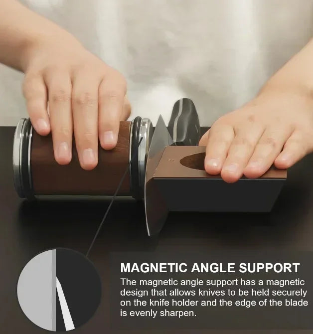 Taidea Professional Magnetic Roller Grip Knife Sharpener with Adjustable Angles