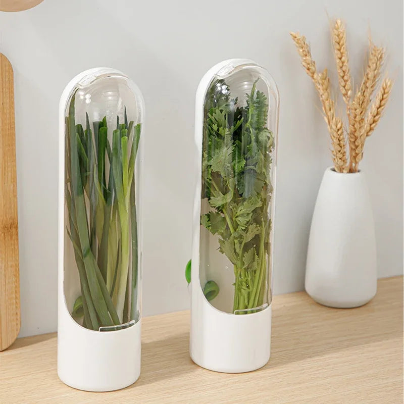 1 Pc Vegetable Preserving Bottle Herbal Preserving Herb Storage Bottle Home Kitchen Gadget Fresh