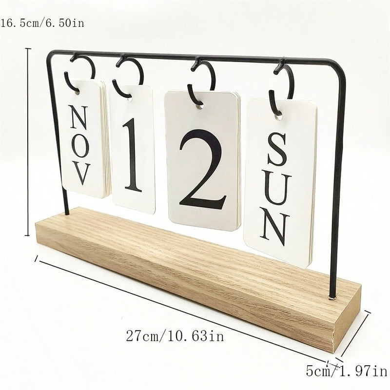 Creative Mini DIY Desktop Calendar – Stylish Office and Home Decoration