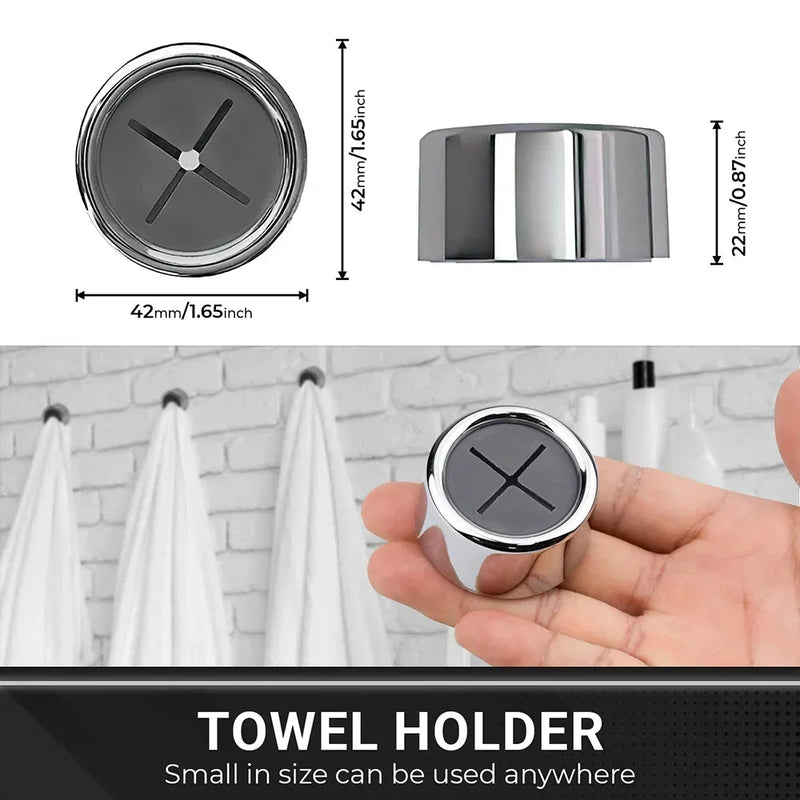 Towel Storage Sucker Racks Wall Mounted Self Adhesive Holder Hooks Kitchen Hanger Clip Organizer