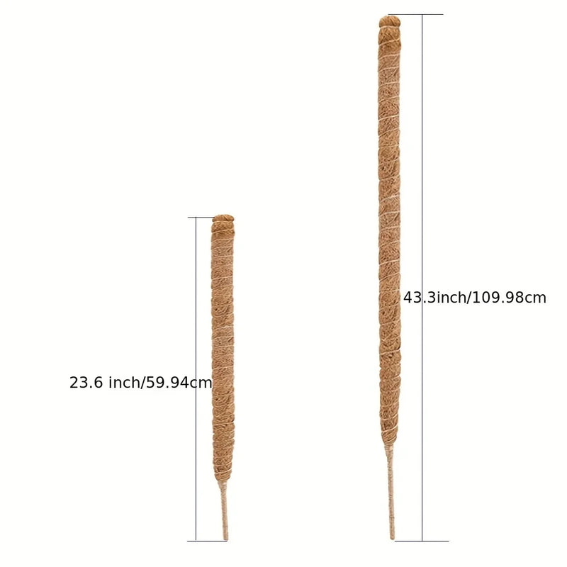 Tall Moss Pole for Monstera - Bendable Plant Stake for Indoor Climbing Plants