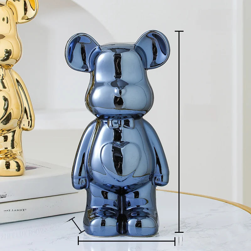 Ceramic Bear Figurines – Luxury Home Decoration