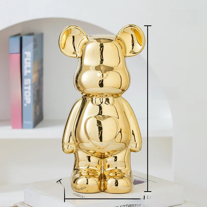 Ceramic Bear Figurines – Luxury Home Decoration