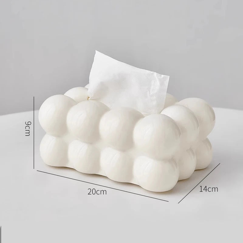 Cloud Design Tissue Box Living Room Coffee Table Dispenser Desktop Storage Holder Kitchen Decor