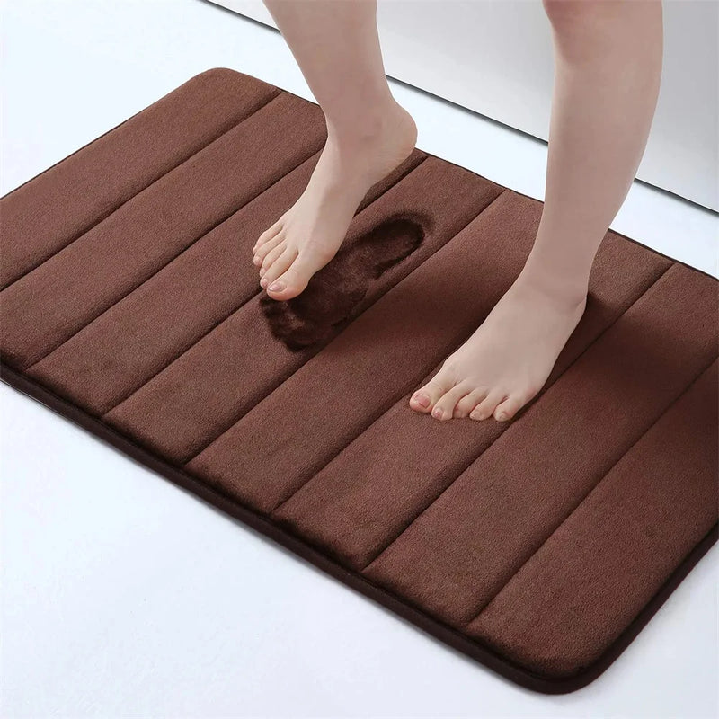 Olanly Silicone Bath Mat Non-Slip Shower Bathroom Mat