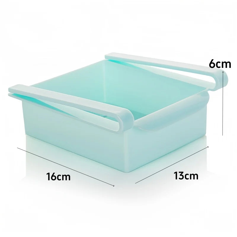 Transparent Kitchen Refrigerator Drawer Organizer Bins