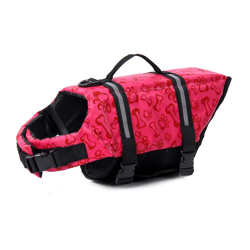 Summer Life Vest Jacket for Dogs - Reflective Pet Swimwear for Safety