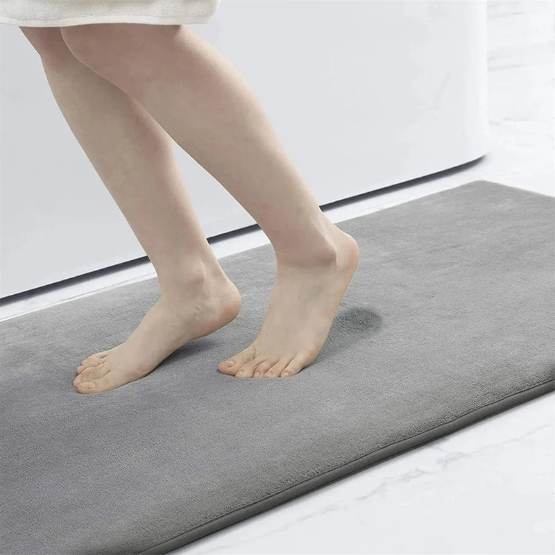 Olanly Silicone Bath Mat Non-Slip Shower Bathroom Mat