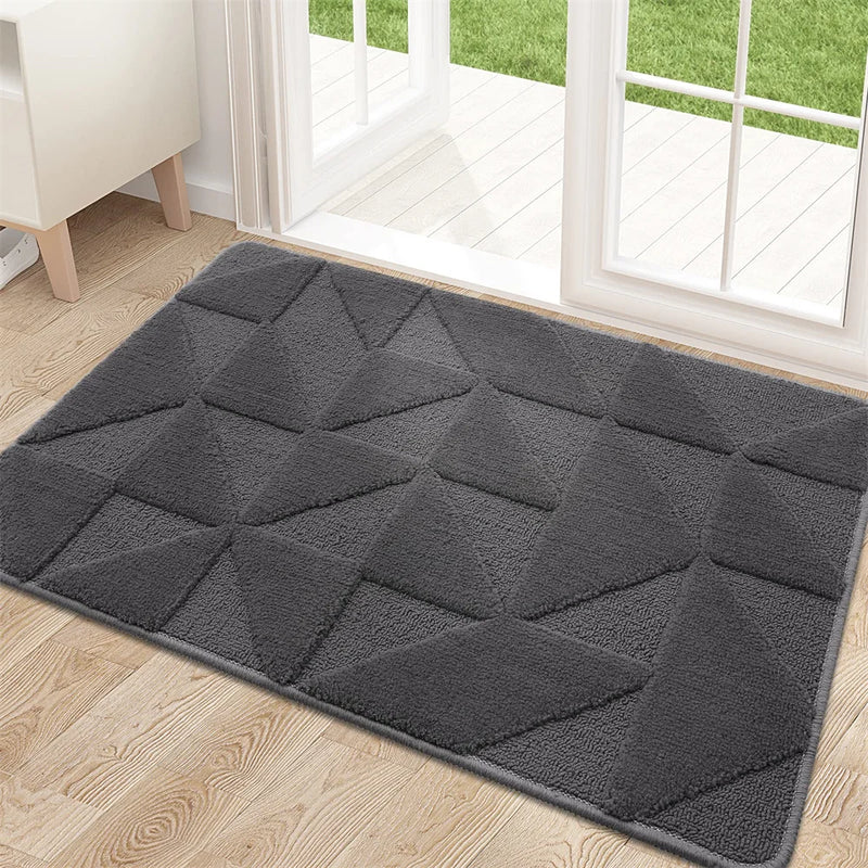 Olanly Absorbent Entrance Door Mat for Front Door