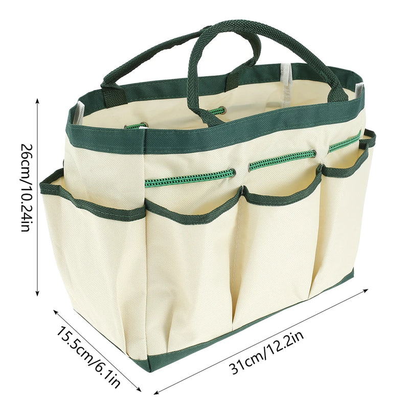 Garden Tool Storage Bag – 600D Oxford Cloth Large Capacity Organizer for Gardening and Yard Work