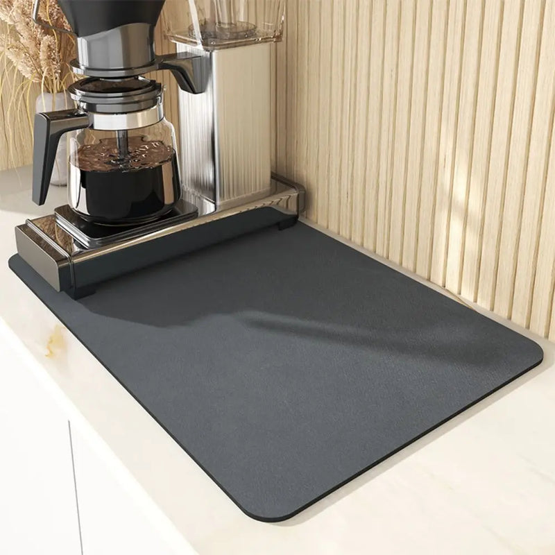 Home Kitchen Soft Diatomite Absorbent Quick-Drying Draining Mat - Multi-Purpose Table Mat