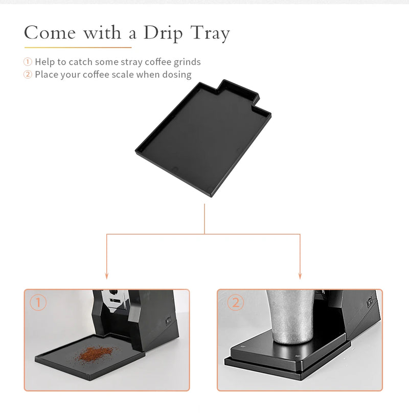 CAFEMASY Incline Stand with Tray – Compatible with Eureka Mignon Espresso Coffee Grinder