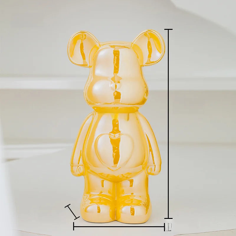 Ceramic Bear Figurines – Luxury Home Decoration