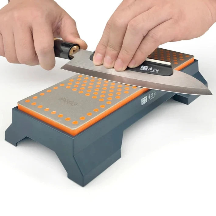 TAIDEA Double-Sided Diamond Grindstone – 600/1000 Grit Professional Knife Sharpening System