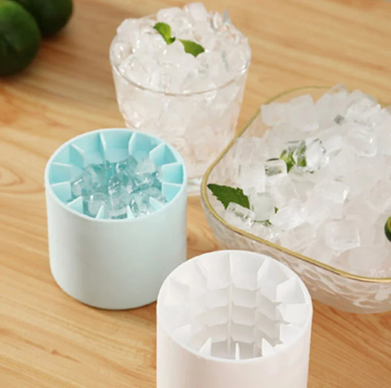 Creative Cylinder Silicone Ice Cube Mold – Large-Capacity Ice Cube Maker