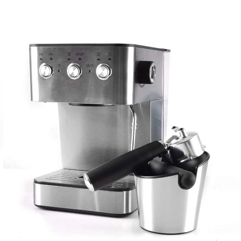 Stainless Steel Coffee Grind Knock Box – Durable Waste Bin for Espresso Maker