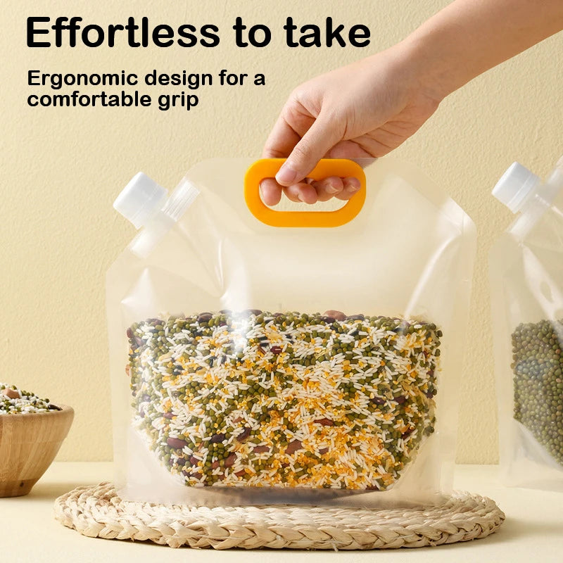 Portable Grain Storage Bag – Moisture & Insect Proof Recyclable Food Keeper