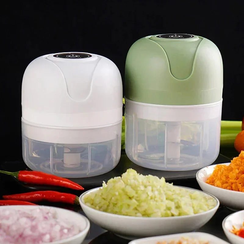 Electric Chopper USB Meat Grinder Garlic Masher Sturdy Durable Vegetable Crusher Mini Kitchenware