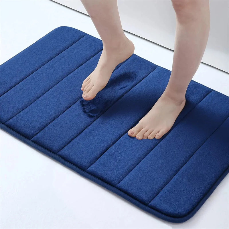 Olanly Silicone Bath Mat Non-Slip Shower Bathroom Mat