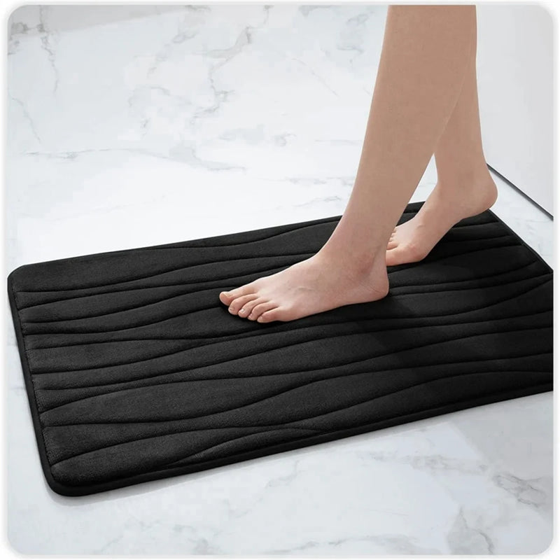 Olanly Silicone Bath Mat Non-Slip Shower Bathroom Mat