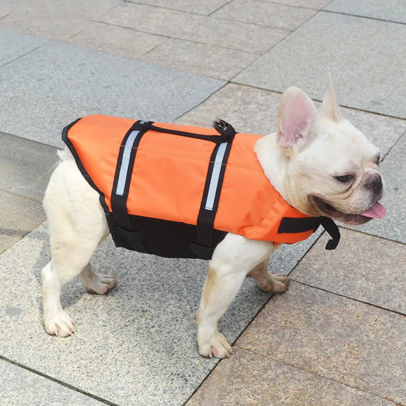 Summer Life Vest Jacket for Dogs - Reflective Pet Swimwear for Safety